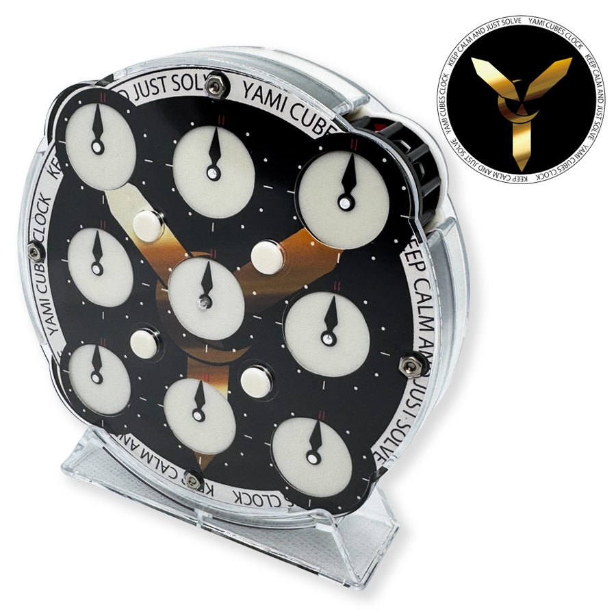 限定版」2025QiYi 磁気マジックルービックキューブクロック旧