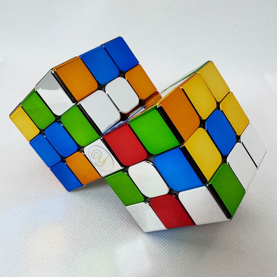 ピカピカ】2連キューブ (ロゴ貼り付け済) 嬉しいヤミキューブクロス付