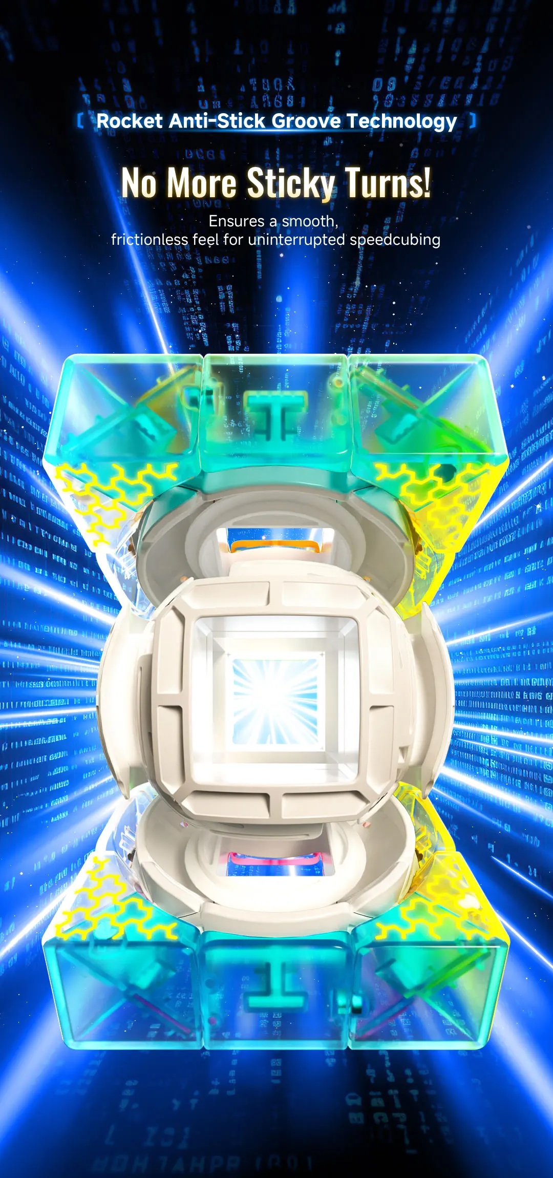 即納可能】QiYi 可愛いクリスタル ボイドキューブUV - YAMI CUBE STORE